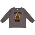 thumbnail image 3 of Inktastic Thanksgiving Funny Kids Turkey Boys or Girls Long Sleeve Toddler T-Shirt, 3 of 5