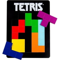Fizz Creations Tetris Tetrimino Shapes 3D Puzzle. Includes 7 Wooden Pieces & Wooden Puzzle Board.