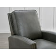 thumbnail image 6 of CHITA Recliner Chairs for Adults Single Sofa Chair for Living Room Faux Leather Push Back Recliner,Dark Gray, 6 of 13