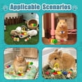 thumbnail image 6 of 9 Pcs Wooden Rabbit Toys for Indoor Bunnies, Safety Bunny Chew Toys, Multi-Colored Rabbit Teeth Grinding Toys for Chinchillas Hamsters Guinea Pigs Gift, 6 of 7