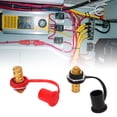 thumbnail image 4 of Poste Del Cargador De Batería Del Automóvil, Poste Del Cargador De Batería Remoto A Prueba De Herrumbre Perno Prisionero De 3/8 De Pulgada 1 Par Negro Rojo Buena Conductividad, 4 of 7