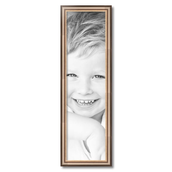 ArtToFrames 9x33" Anique Silver Picture Frame, Silver Wood Poster Frame, with Regular Acrylic and 2 (FBPL-4964)