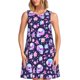 thumbnail image 1 of Balery crystal Skull flower cool Vestidos de verano para mujer con estampado: vestido holgado sin mangas, vestido playero informal y cómodo para días calurosos., 1 of 7