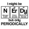 thumbnail image 1 of I Might Be Nerdy But Only Periodically Funny Table Of Elements Wall Decals for Walls Peel and Stick wall art murals Black Large 36 Inch, 1 of 2