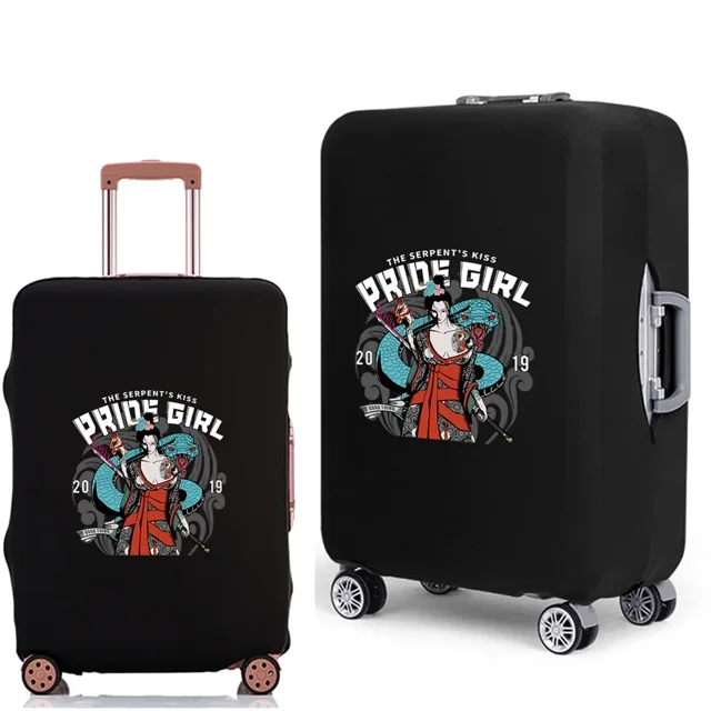 Luggage Case Suitcase Protective Cover 2022 New Samurai Pattern Travel Elastic Luggage Dustproof Cover Apply 18-28 Inch Suitcase 8samurai004 M
