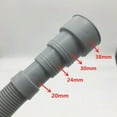 thumbnail image 2 of Universal Washing Machine Drain Hose Kit 10Ft Multi Diameter 20 24 30 38mm Thickened Dishwasher Replacement with Clamps, 2 of 9
