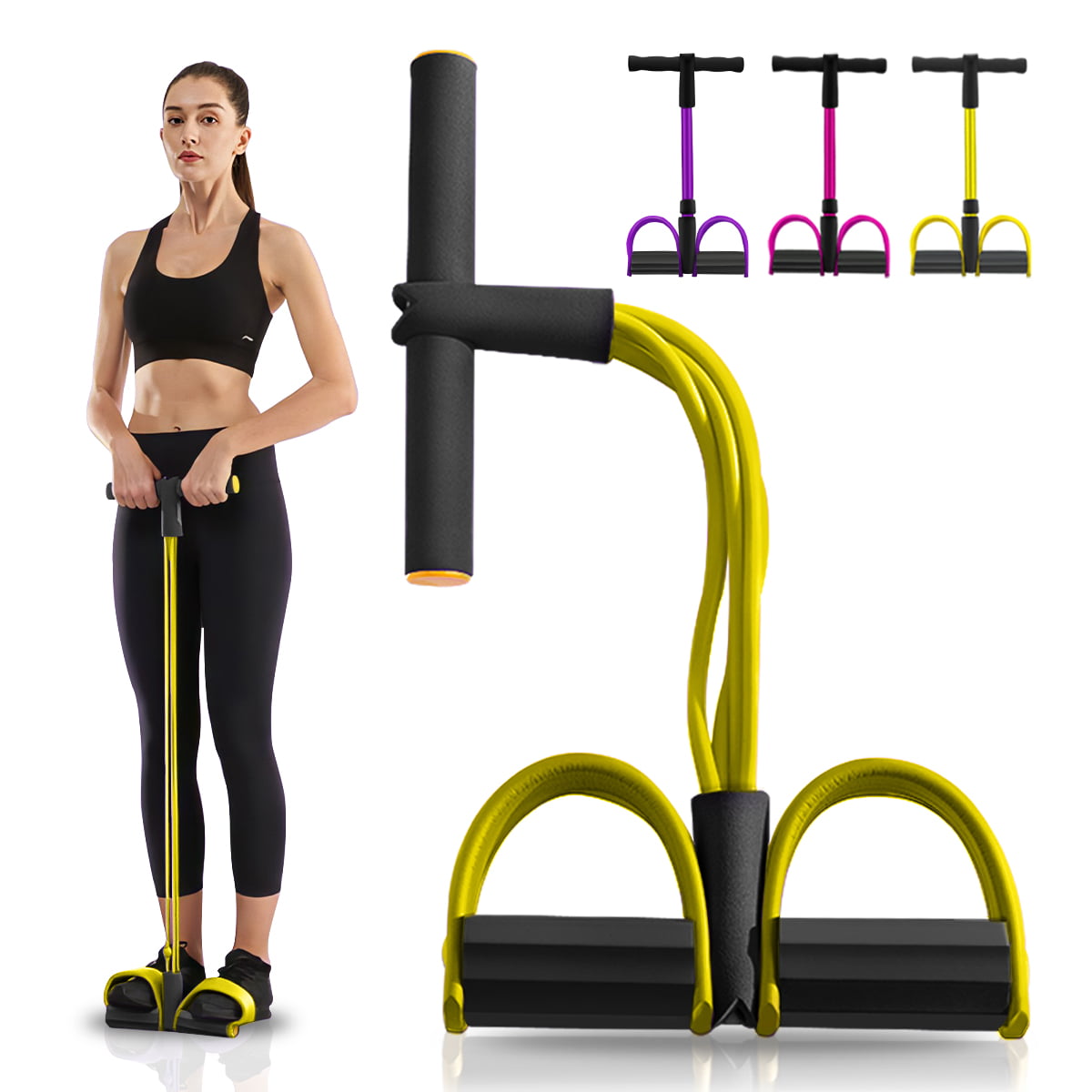 Details about   Yoga Resistance Exercise Gym Fitness Equipment Training Tubing Tension Rope 