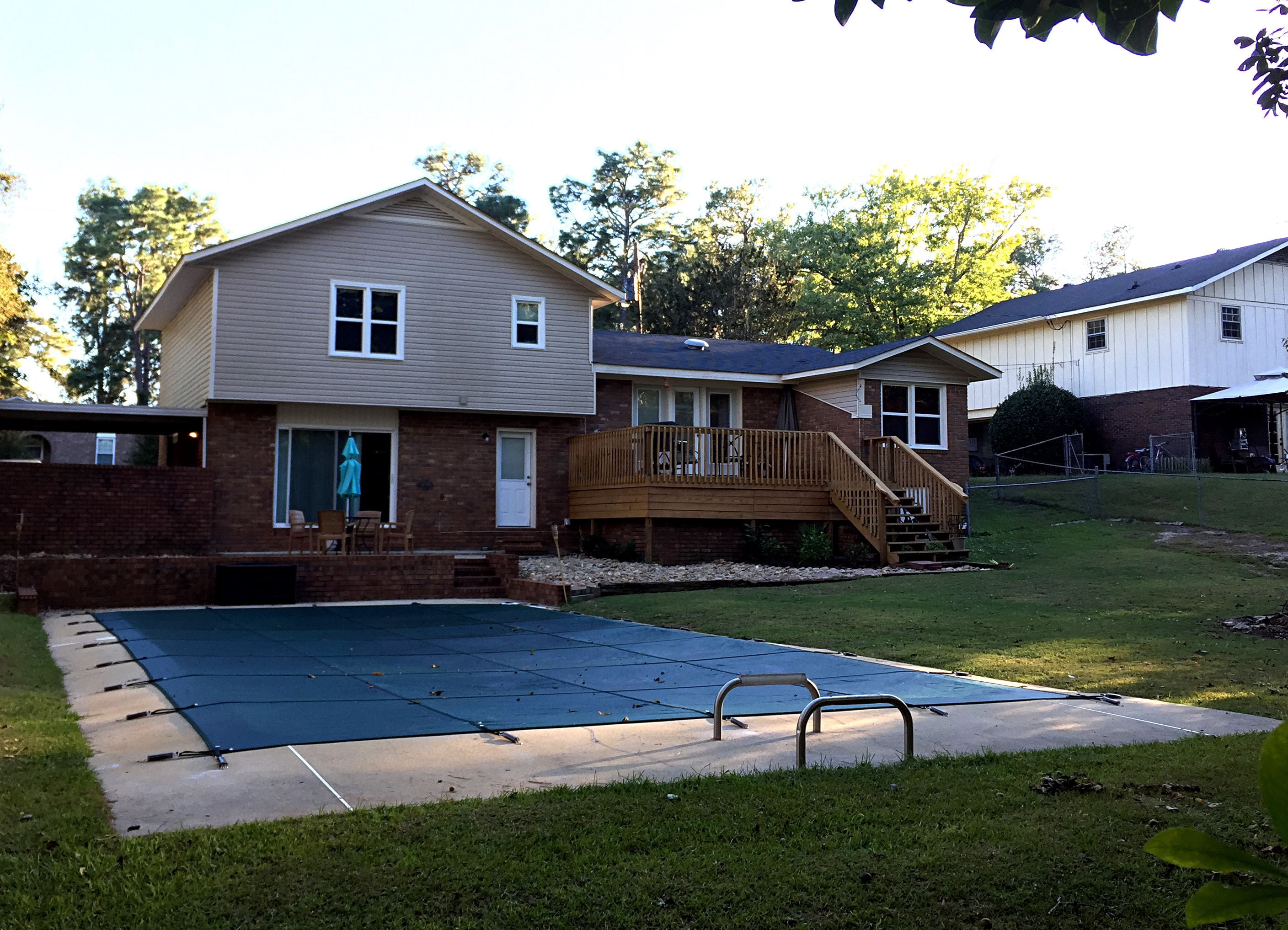 WaterWarden Inground Mesh Pool Safety Cover for a 16’ x 36’ Rectangle Pool, 20-Year Warranty
