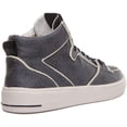 thumbnail image 3 of Guess Verona Mid Sport Men's Hi Top Lace Up Synthetic Sneakers In Coal Size 8.5, 3 of 6