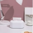 thumbnail image 4 of Tissue Box, Plastic Simple Home Tissue Storage Case is Equipped with Elastic Bands for Fixation to Making It More Convenient to Use, Blue, 4 of 7