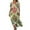 ☪200-Khaki, variant on Women's Summer Printed Short Sleeve V-Neck Long Dress - Flowing Maxi Silhouette with Vibrant Pattern for Extended Summer Evenings