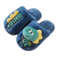 thumbnail image 4 of Rinsvye Dinosaur Slippers For Girls Kids Slippers With Rubber Soles Boys Memory Foam Comfy Rainbow Poop Slippers House Slippers Kids Winter Slippers For Toddlers Warm Indoor Shoes Toddlers House Shoe, 4 of 6