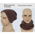 thumbnail image 4 of Men's And Women's Autumn And Winter Retro Joker Neck Protection New Loose Hat Dual-purpose Multifunctional Pullover Hat, 4 of 6