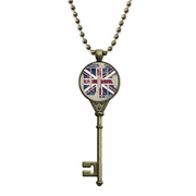 London King UK the Union Jack Flag Key Necklace Pendant Tray Embellished Chain