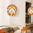 thumbnail image 7 of Arturesthome 1 Lights Wood Light Fixture Pine Cone Lamp Shade 1-Lights Natural E26/27, 7 of 7