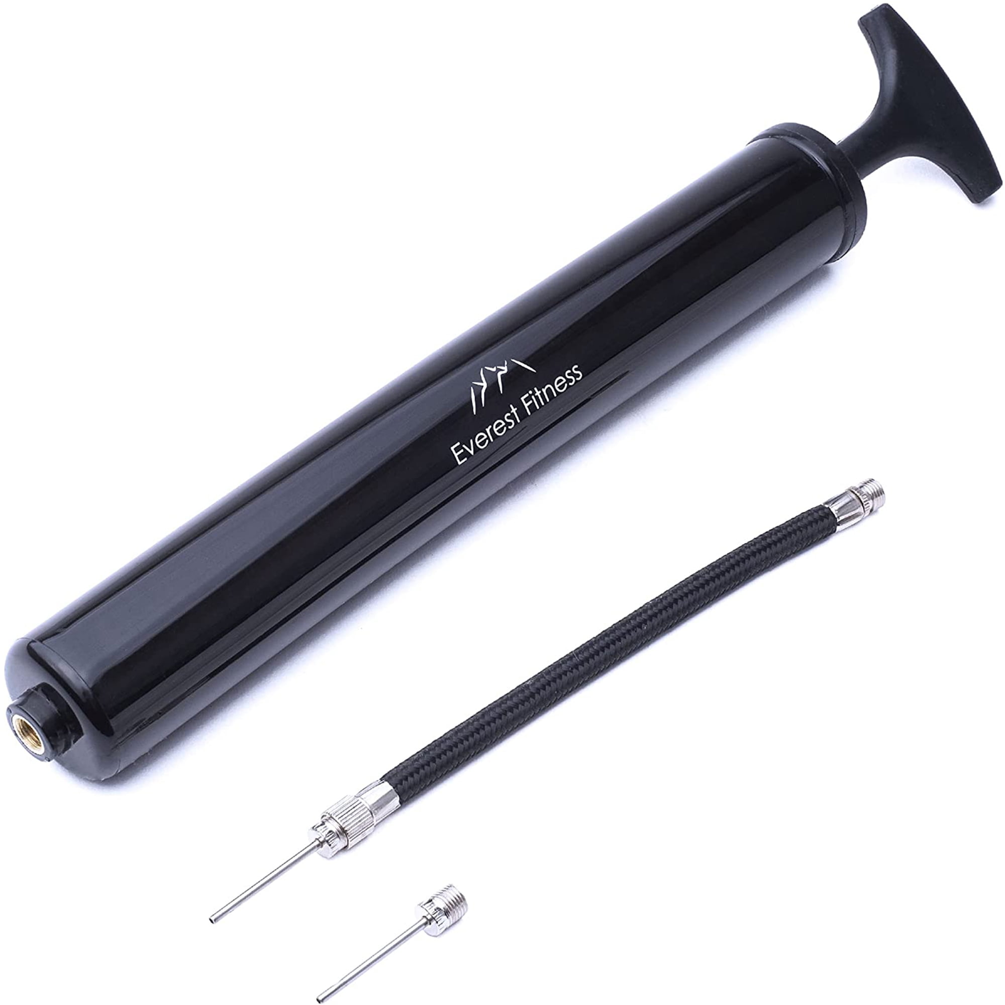 Everest Fitness Air Pump for Sports Balls with Needles and Hose for Basketball, Volleyball, Soccer