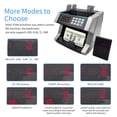 thumbnail image 5 of Dcenta Automatic Money Counter with UV MG IR Detection, Bill Counter, Black, 5 of 11