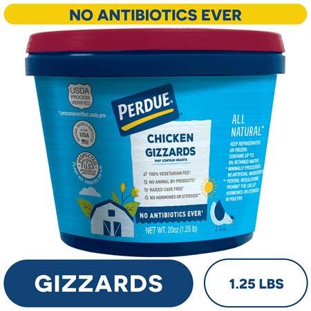 Perdue, Fresh Chicken Gizzards (May Contain Hearts), 1.25 lb. Cup
