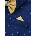 thumbnail image 5 of CARETOO Toddler Boy Clothes Suits Summer Formal Short Shirt Bowtie Suspender Shorts Cotton Fabric, 5 of 10