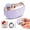 Purple, variant on MQ Smart Electric Nail Clipper Upgraded 3 in 1 USB Rechargeable Automatic Nail Trimmer LED Light 2 Speed Nail Scrap Storage Safe Cutter Polisher Ideal Gift for Baby Kids Seniors Adults Pink