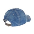 thumbnail image 3 of WITHMOONS Vintage Denim Baseball Cap Distressed Trucker Hat LX1202 (Pinkblue), 3 of 4