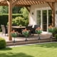 thumbnail image 4 of Estacas de jardín exterior para luces solares de loto, luces solares LED para el sendero de jardín, decoración impermeable de seda para césped en patio, 1 pack, 4 of 6
