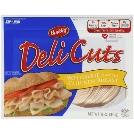 Carl Buddig Buddig Deli Cuts Chicken Breast, 12 oz