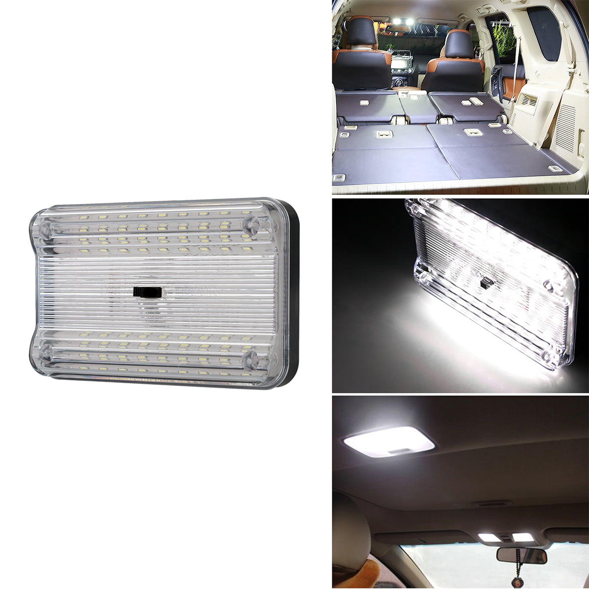 Car 36 SMD 36 LED Panel interior lamp Ceiling Dome Interior Bulb Roof Light