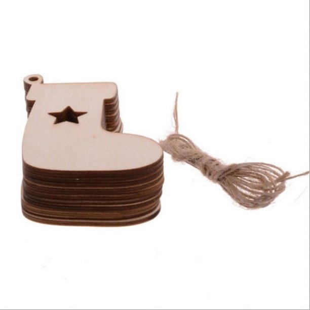 Adornos de árbol de Navidad de madera, decoración navideña de copos de nieve de alce personalizada, regalo de Navidad pintado a mano