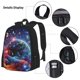 thumbnail image 3 of Balery Outer Space Floating Numbers And Letters Mochila escolar 3 en 1 para niños: mochila resistente con lonchera térmica y estuche para lápices. Mochila escolar para niños y niñas., 3 of 7