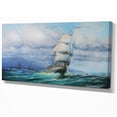 thumbnail image 1 of Designart - Grand Voilier - Impression de Peinture Mer & Rivage sur Toile Enveloppée, 1 of 2