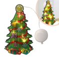 thumbnail image 4 of Inteprter Lámpara de modelado de Navidad Papá Noel Árbol de Navidad Muñeco de nieve Alimentado por con ventosa Decoración Lámpara colgante Iluminación y accesorios Numero 3 Inteprter HA026361-03, 4 of 6