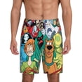 thumbnail image 3 of Lsque Scooby-Doo Mens Sleep Pajama Shorts,Short Pajama Pants, Cotton Ultra-Soft Knit-Small, 3 of 9