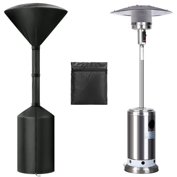TSV Patio Heater Cover, Heavy Duty Waterproof Outdoor Heater Protector with Zipper and Storage Bag