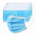 thumbnail image 1 of Chenchen 500 Pack Disposable Face Masks (5 Boxes, 100pcs/Box) Blue Face Masks for Protection, 1 of 1