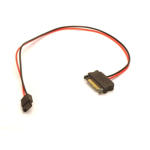 6 Pin Slimline SATA 15 Pin SATA Power Cable