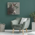 thumbnail image 5 of Trademark Fine Art Mary Miller Veazie Mary Beth The Christmas Donkey Canvas Wall Art - 14x14, 5 of 5
