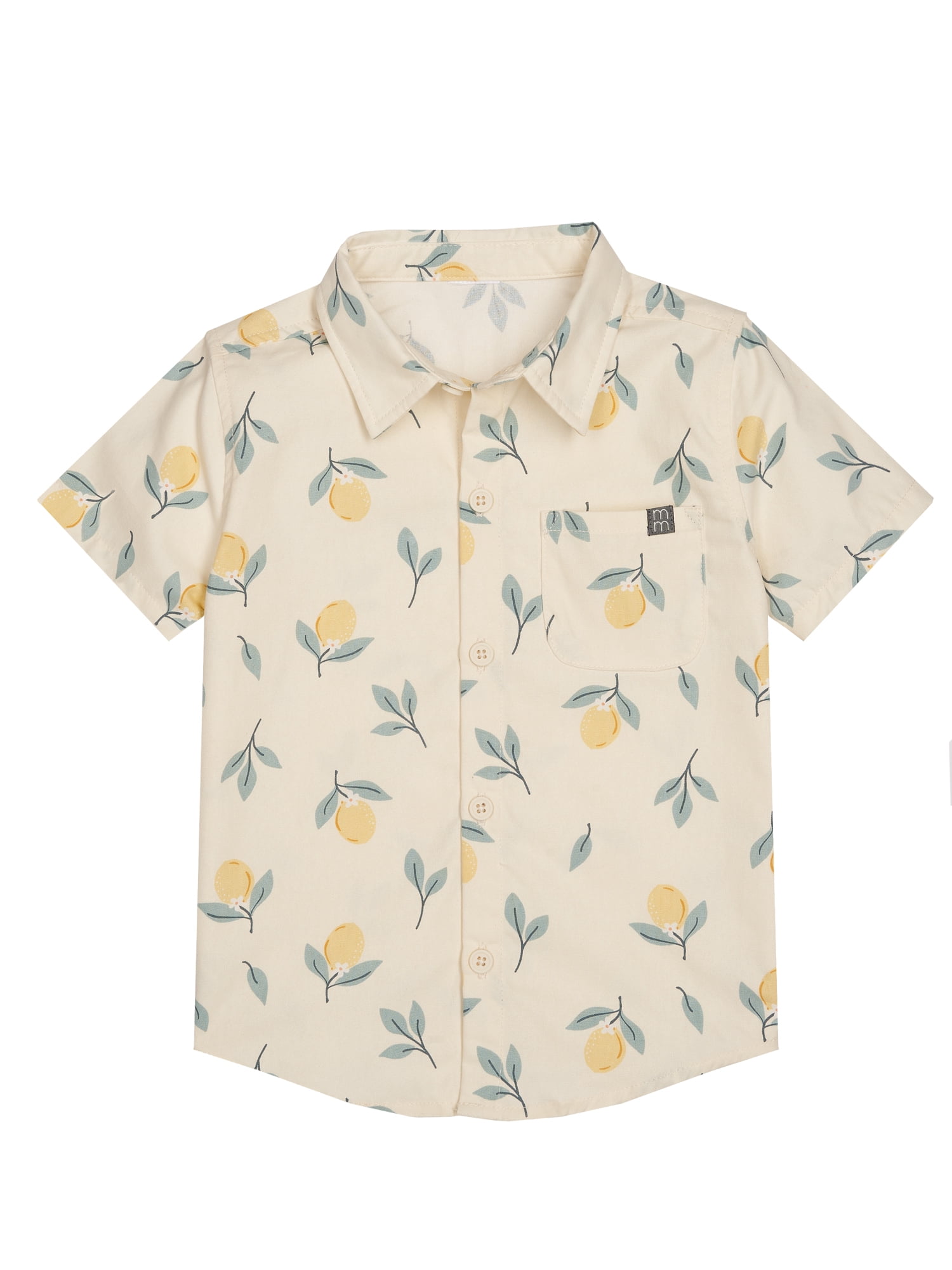 Modern Moments by Gerber Toddler Boy Woven Shirt and Short Set, Sizes 12M-5T