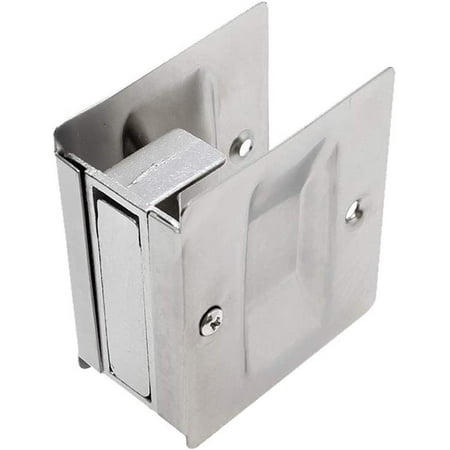 

Litepak Pocket Door Pull Privacy Sliding Elegant Easy Install w Screws (1 Pack Satin Nickel)