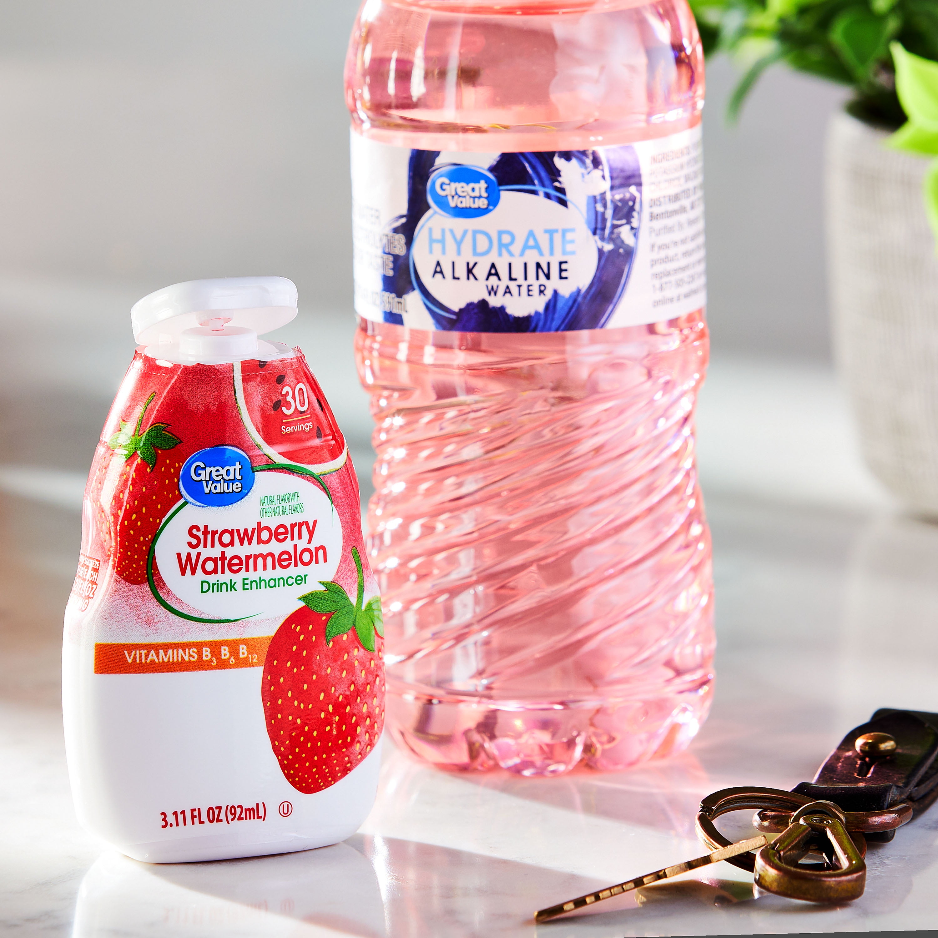 Great Value Strawberry Watermelon Liquid Drink Enhancer, 3.11 fl oz
