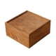 thumbnail image 5 of Caja de madera para regalo de boda con tapa deslizante, para guardar joyas, decoración del hogar 20 cm x 20 cm x 10 cm, 5 of 9