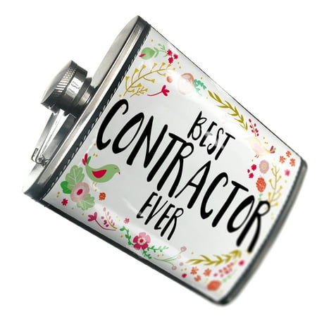 

NEONBLOND Flask Happy Floral Border Contractor