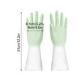 thumbnail image 2 of Qnjujn Dishwashing Gloves Heavy Duty - Latex-Free Waterproof Cleaning Gloves for Kitchen/Gardening, Multi-Color, Long Cuff Protection, 2 of 9