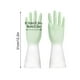 thumbnail image 2 of Guantes De Ltex Gruesos E Impermeables Para Lavar Platos, Guantes De Limpieza Para Mujer, Resistentes Al Desgaste, Talla M, Material De Ltex, Talla Mediana, Para Tareas De Cocina, Lavar, UKHBMC, 2 of 9