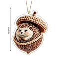 thumbnail image 3 of DIY Acrylic 2D Pearl Painting Christmas Ornament Kit for One Hanging Decoration, Sparkling Holiday Craft Project for Christmas Tree or Window Display and Handmade Gift Making, Style C, 3 of 6