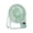Green, variant on Portable Desk Fan With Induction Night Light 5 Speed Usb Charging For Student Dorm Office Outdoor