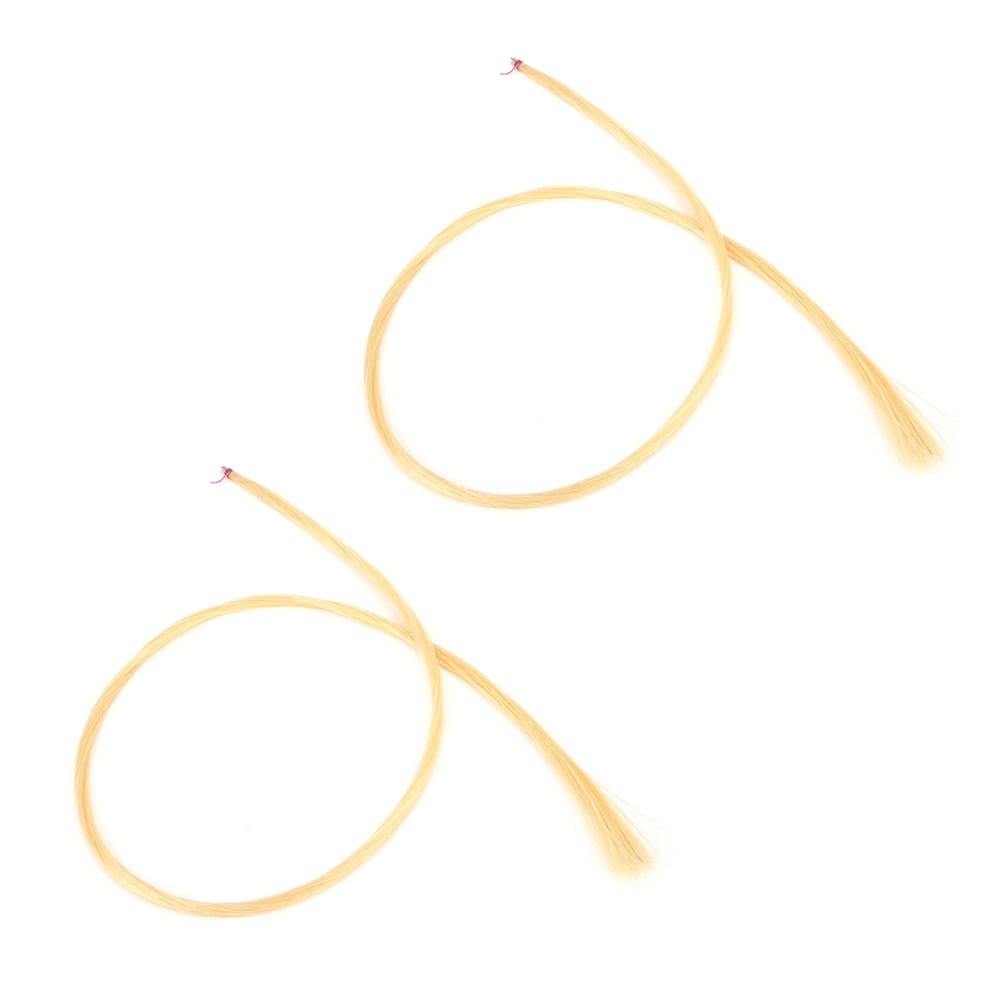 Violin Bow Hair Professional White Violin Bow Replacement Horse Hair Musical Accessories 3 4