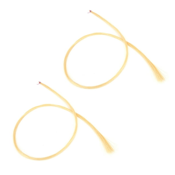 Violin Bow Hair Hanks,Durable Unbleached Bow Hairs Unbleached Violin Bow Hair Cello Bow Hair