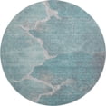 thumbnail image 2 of Addison Rugs Mayfield Premium Machine Washable Transitional Abstract Teal Round Rug, 8' x 8', 2 of 6