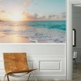 thumbnail image 3 of Idea4wall 5pcs Mural Romantic Beach Sea Wave Stick Wallpaper Removable Wall Murals Large Wall Stickers for Home Decoration, 48"x120", 3 of 5